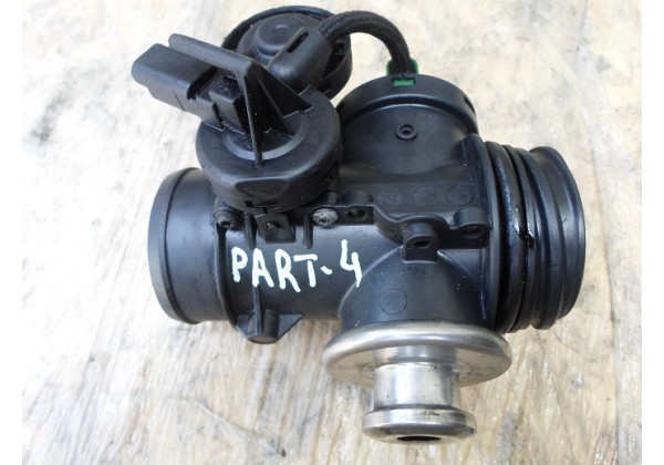 Клапан EGR механічний з заслінкою, клапан повернення ОГ Peugeot, Citroen 1.9 d, DW8, 9638111280, 0928400427